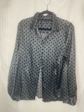 George Men’s Black & Gray Patterned Lightweight Shirt Jacket